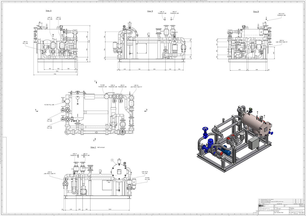 Transferpumpen Skid 1